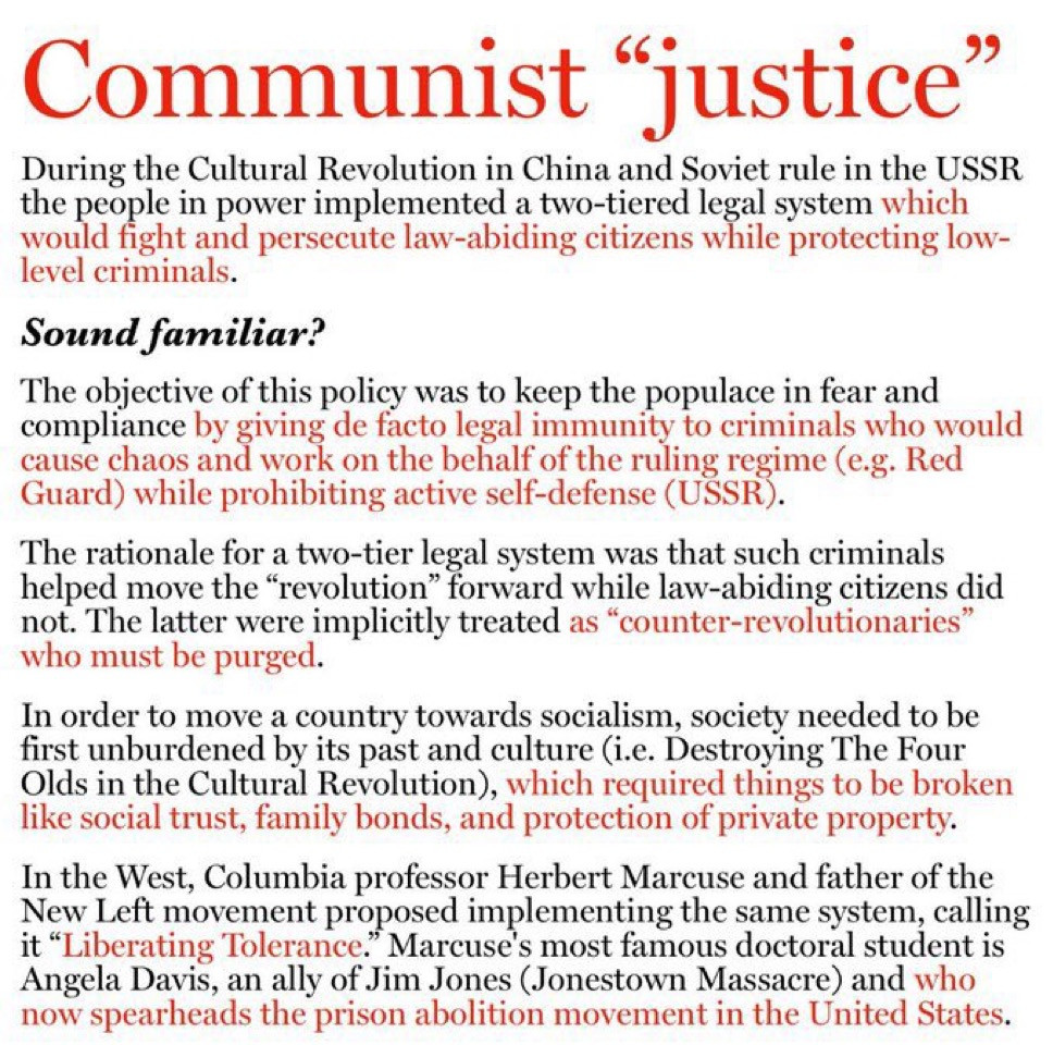 Communist justice The objective of this policy was to keep the populace in fear and compliance