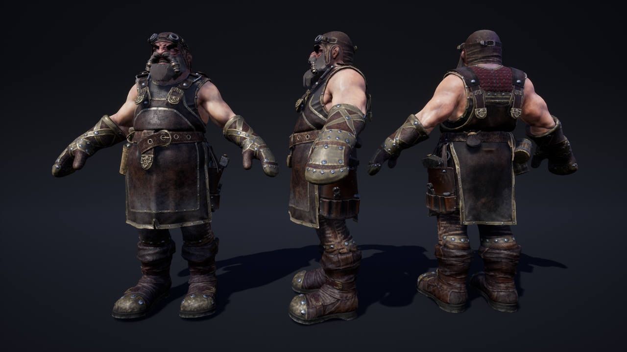 The Dwarf Agvid Character Pack for iClone