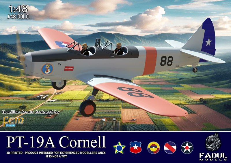 1/32, 1/48 & 1/72 - Fairchild PT-19A Cornell 3D printed kits by Fadul ...