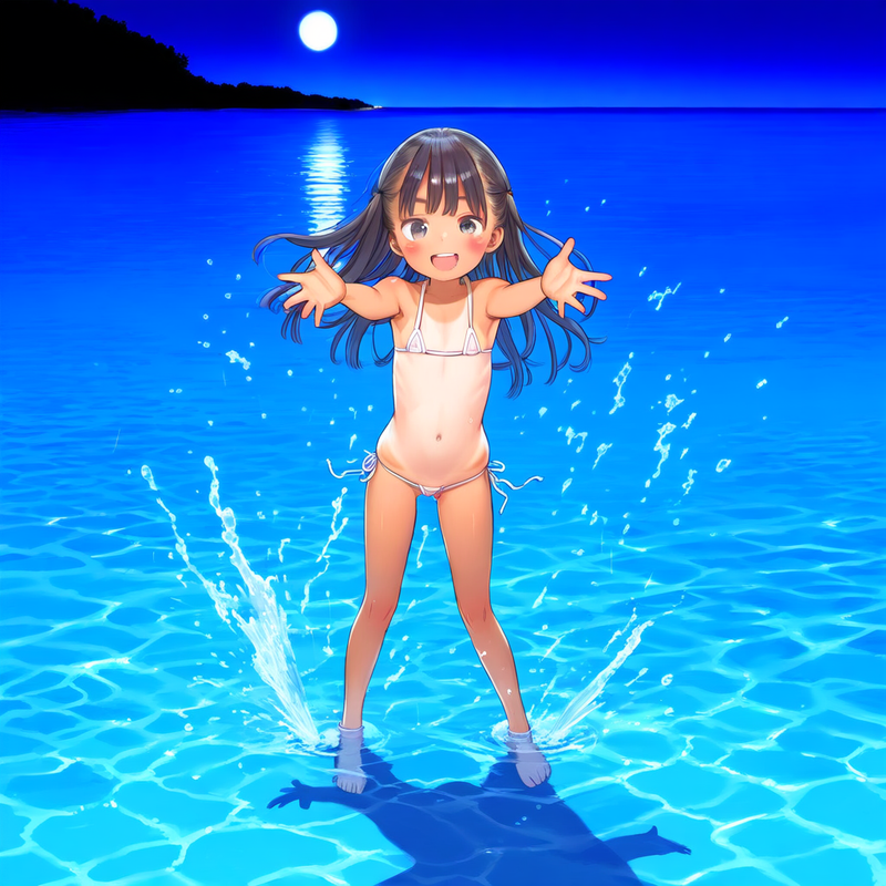 120018161_p20 loli, flat-chested and hairless, bikini ⁄ マイクロビキニではしゃぐ女の子 - momomon