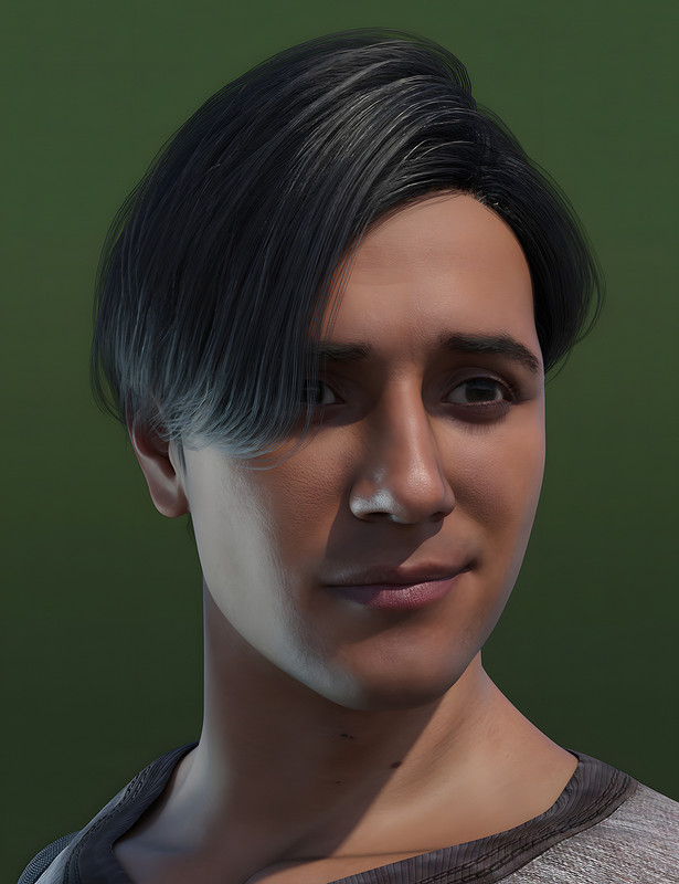 JL Hair 006 – Leon Hair for Genesis 9
