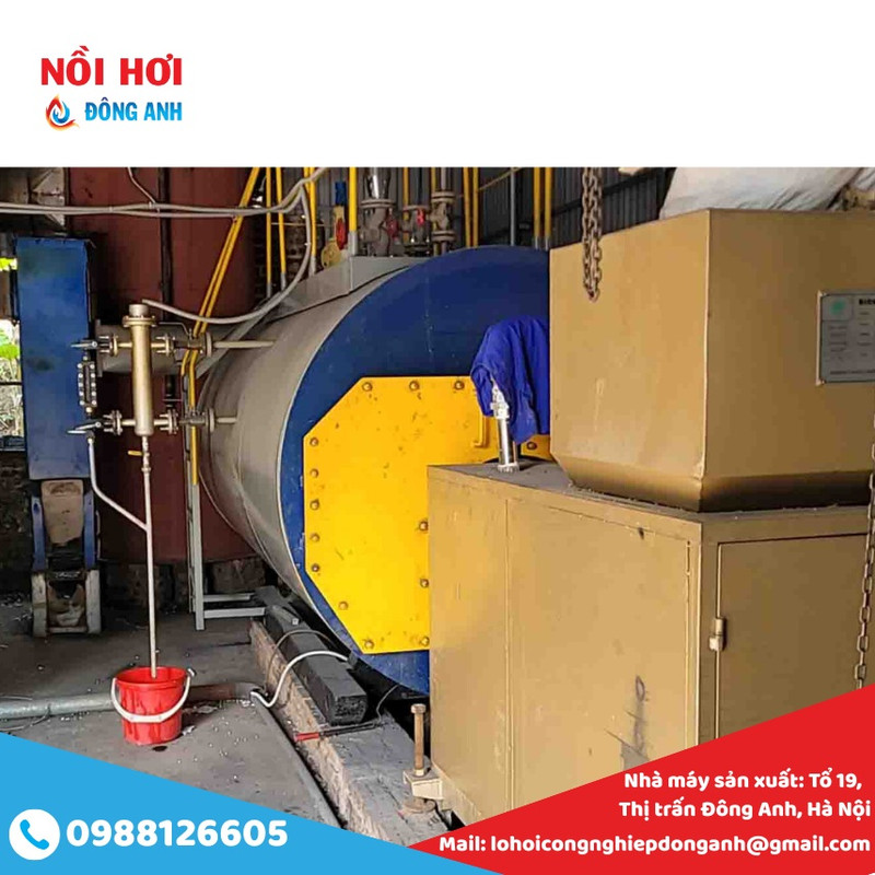 nồi hơi đốt củi viên nén