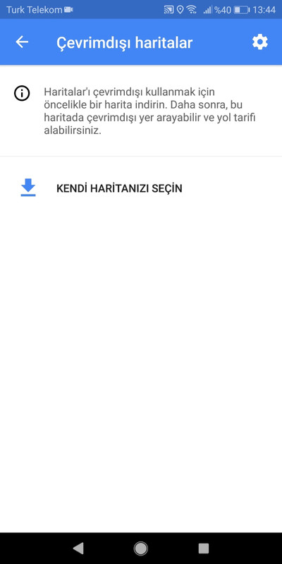 google haritalar çevrimdışı