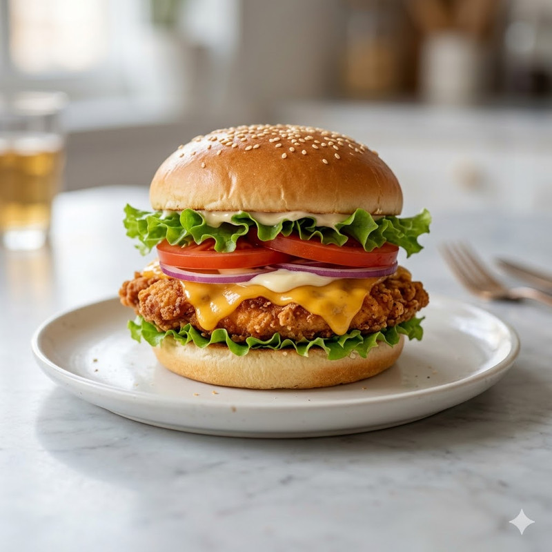 Hamburguesa De Pollo