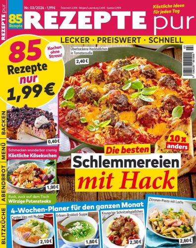 Cover: Rezepte Pur Magazin No 03 202