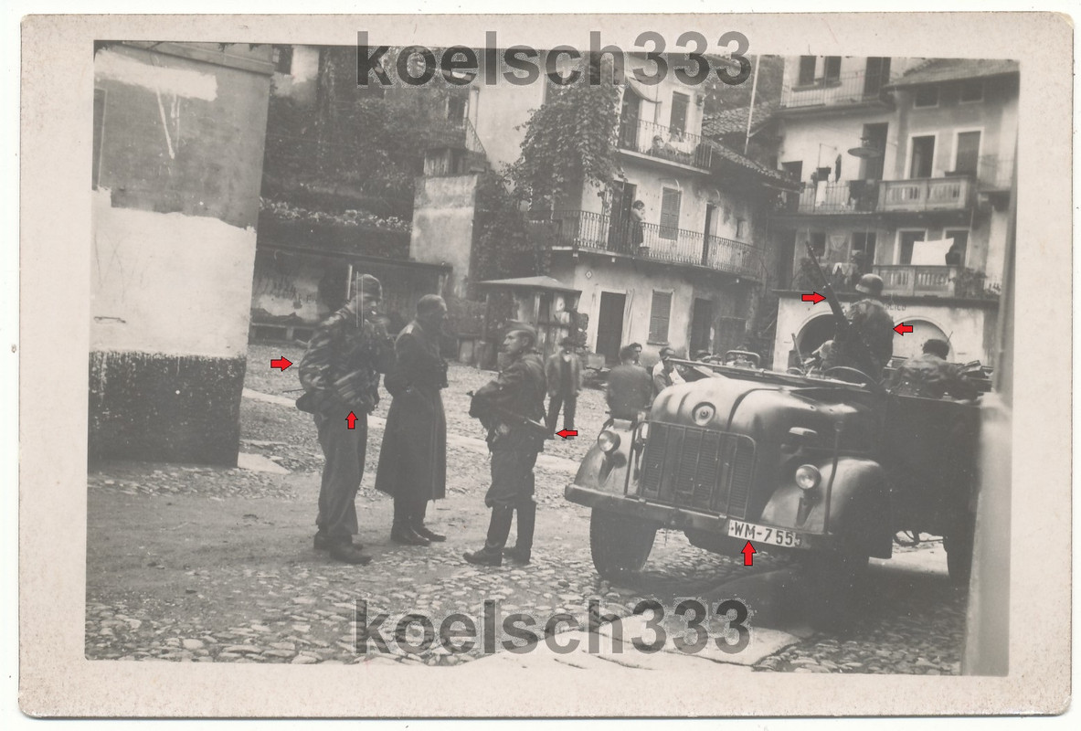 Stey 1500A PKW of Kriegsmarine armed with a light gun.