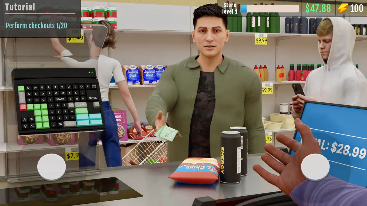 Supermarket Management Simulator Mod APK