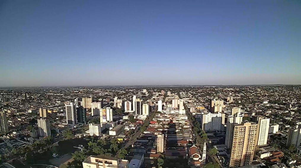 Campo Grande nesta manhã de terça-feira