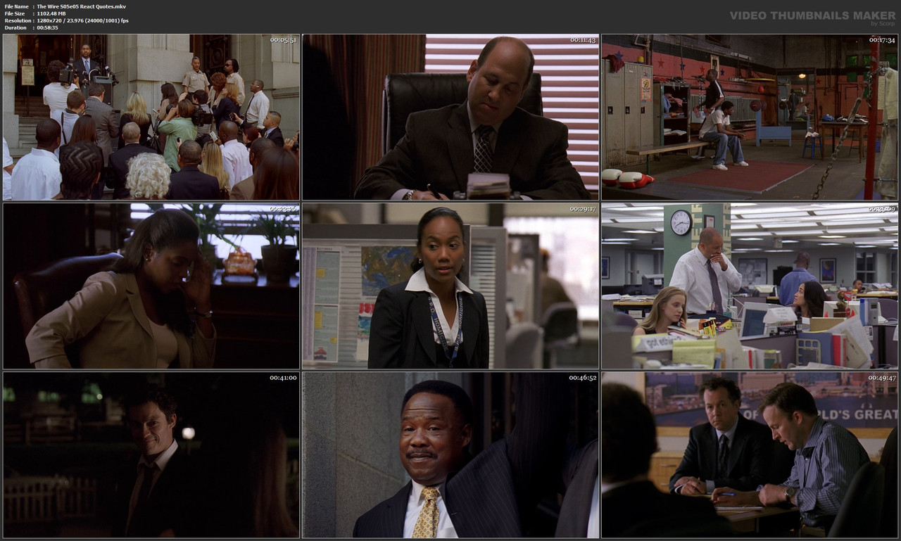 The Wire S05e05 React Quotes.mkv