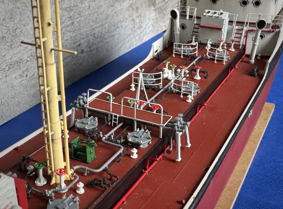 Ship model - Shell Welder - 1955 - UK Tanker Coaster - 3D Print - 1:100 5
