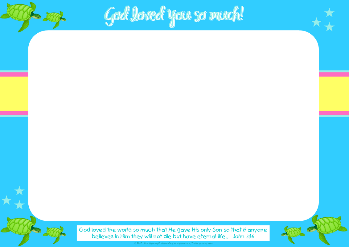 PGFE Turtle Photo Frame1 (A4)