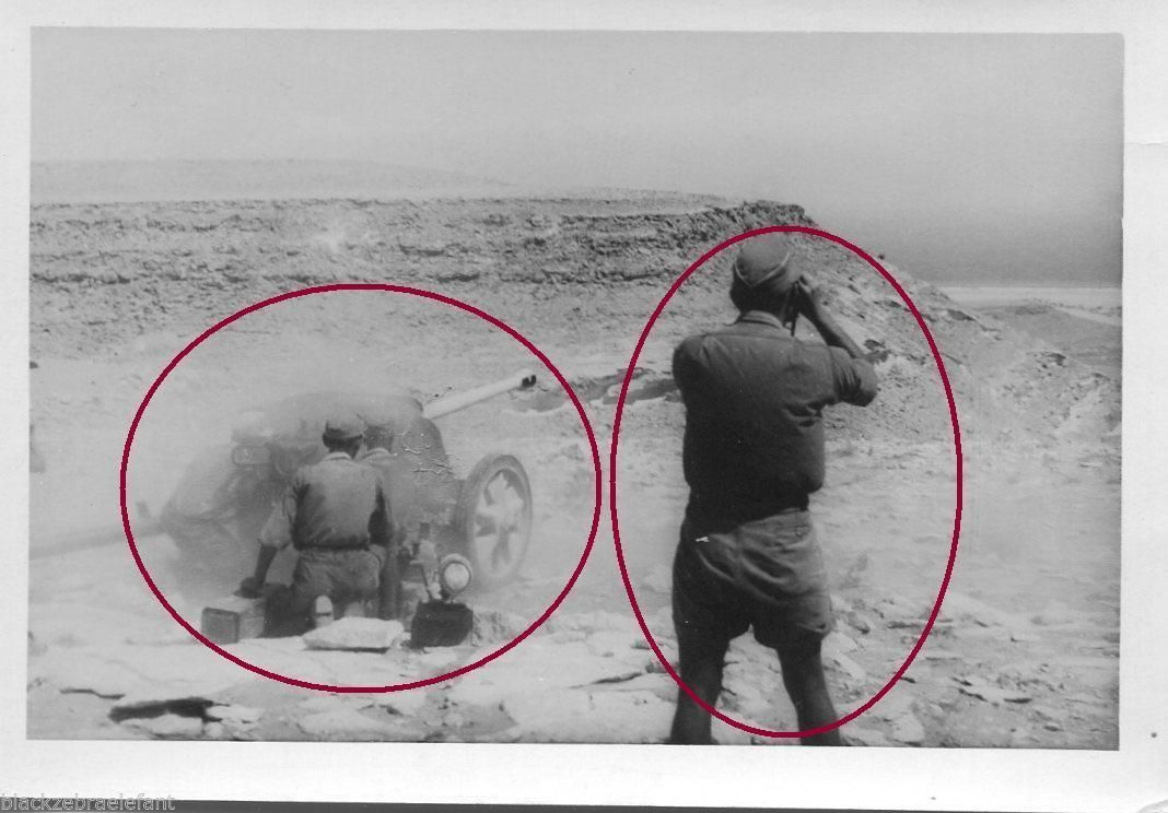 Afrika Front PAK Geschütz am Pass