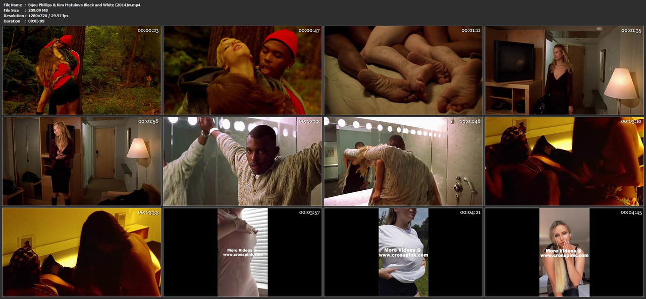 Bijou Phillips & Kim Matulova Black and White (2014)w.mp4