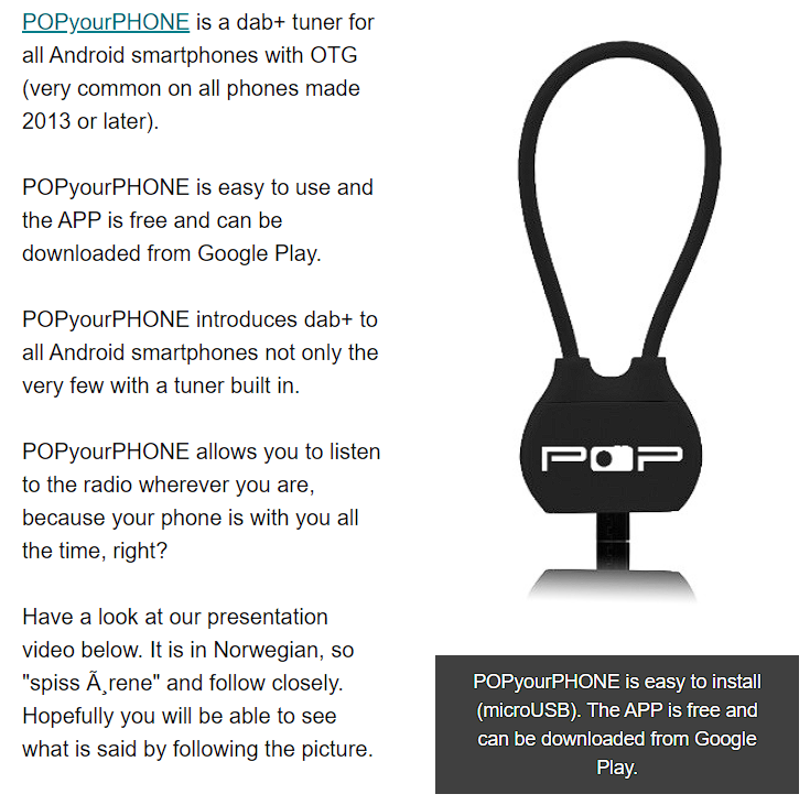 DAB+ solution for all Android smartphones with OTG | Overclockers UK Forums