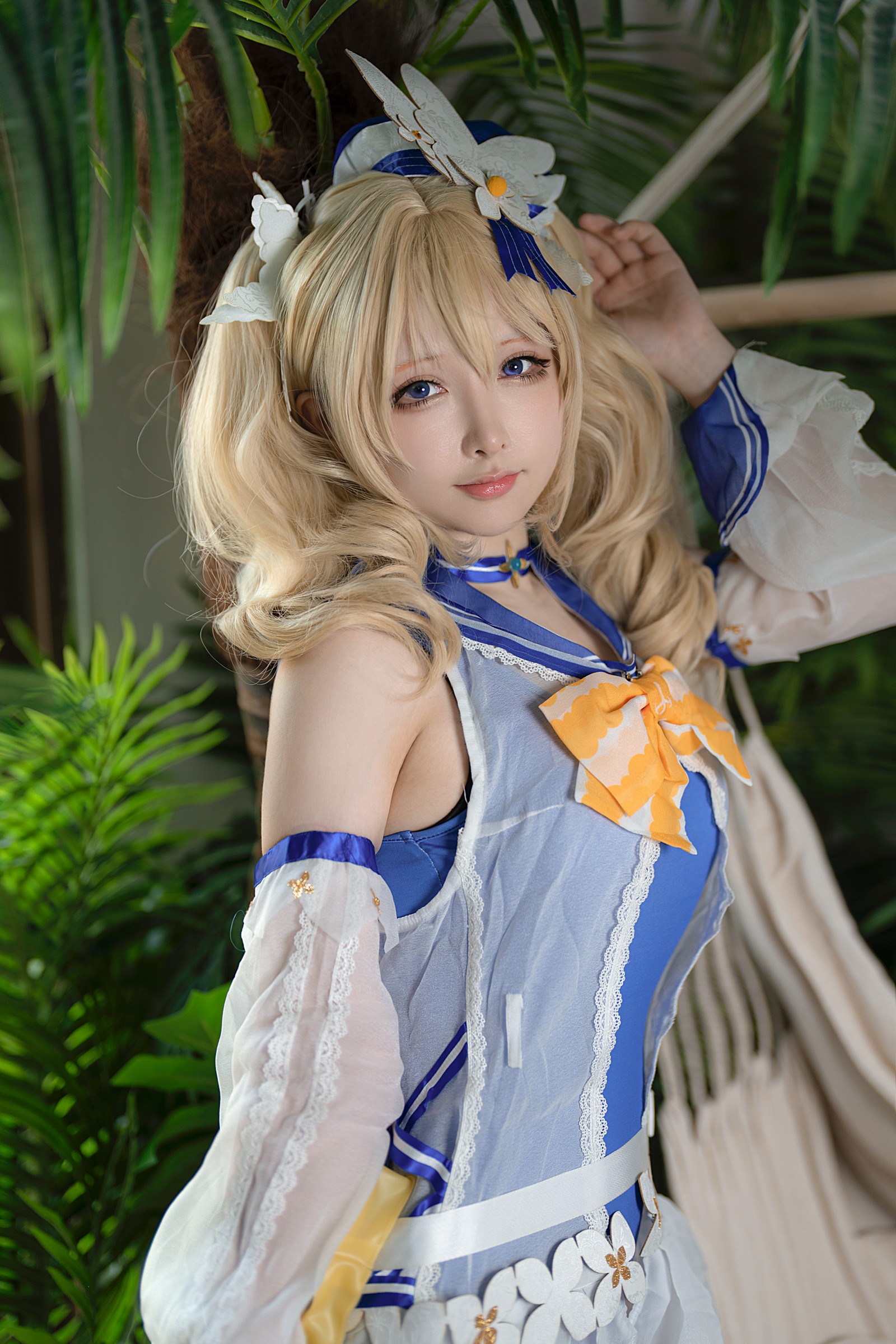 樱梨梨 芭芭拉 泳装 Cosplay 写真集｜原神角色高清摄影（30P｜576MB）插图5