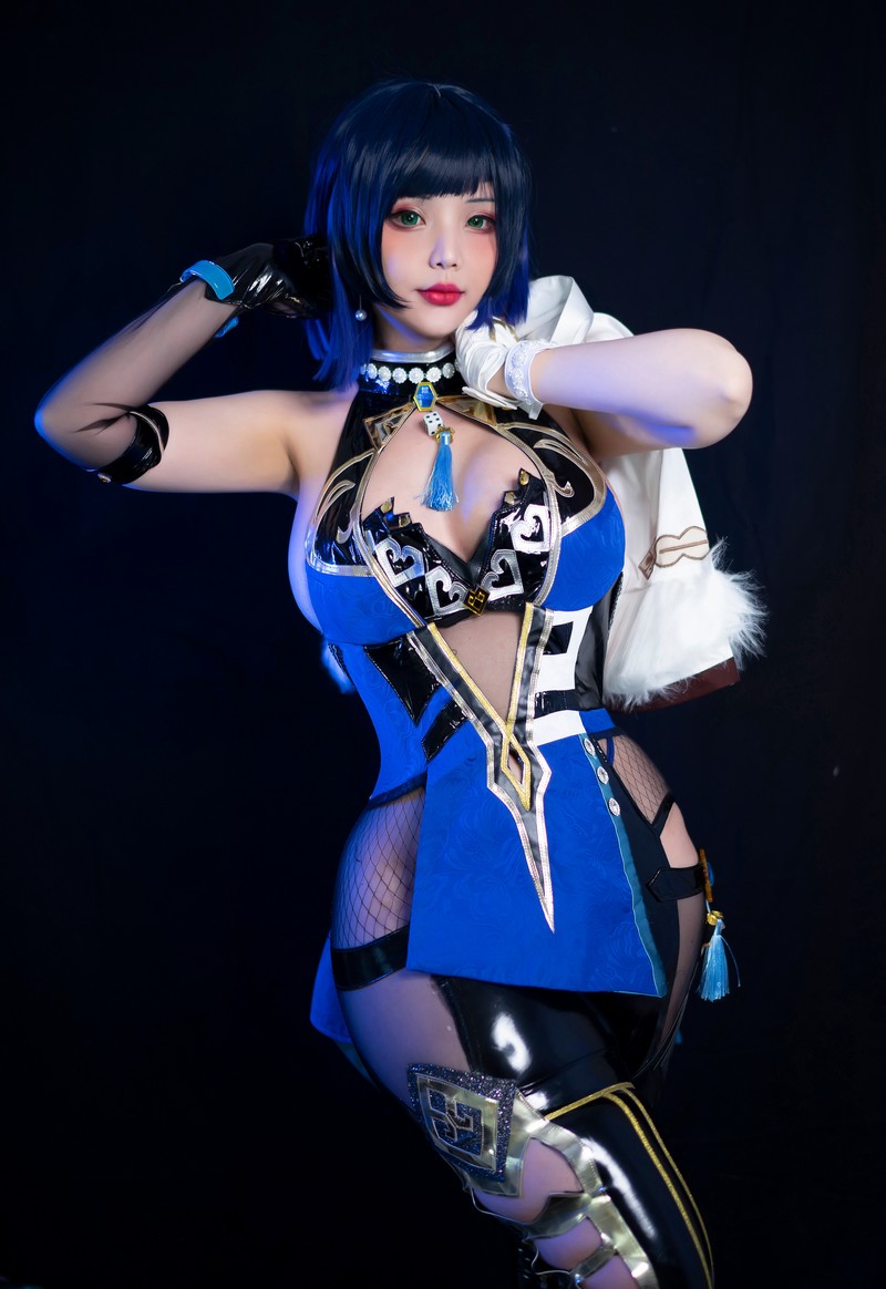 Hana Bunny 夜兰 Cosplay写真｜原神 Yelan 高清图片合集[13P-34.5M]插图5