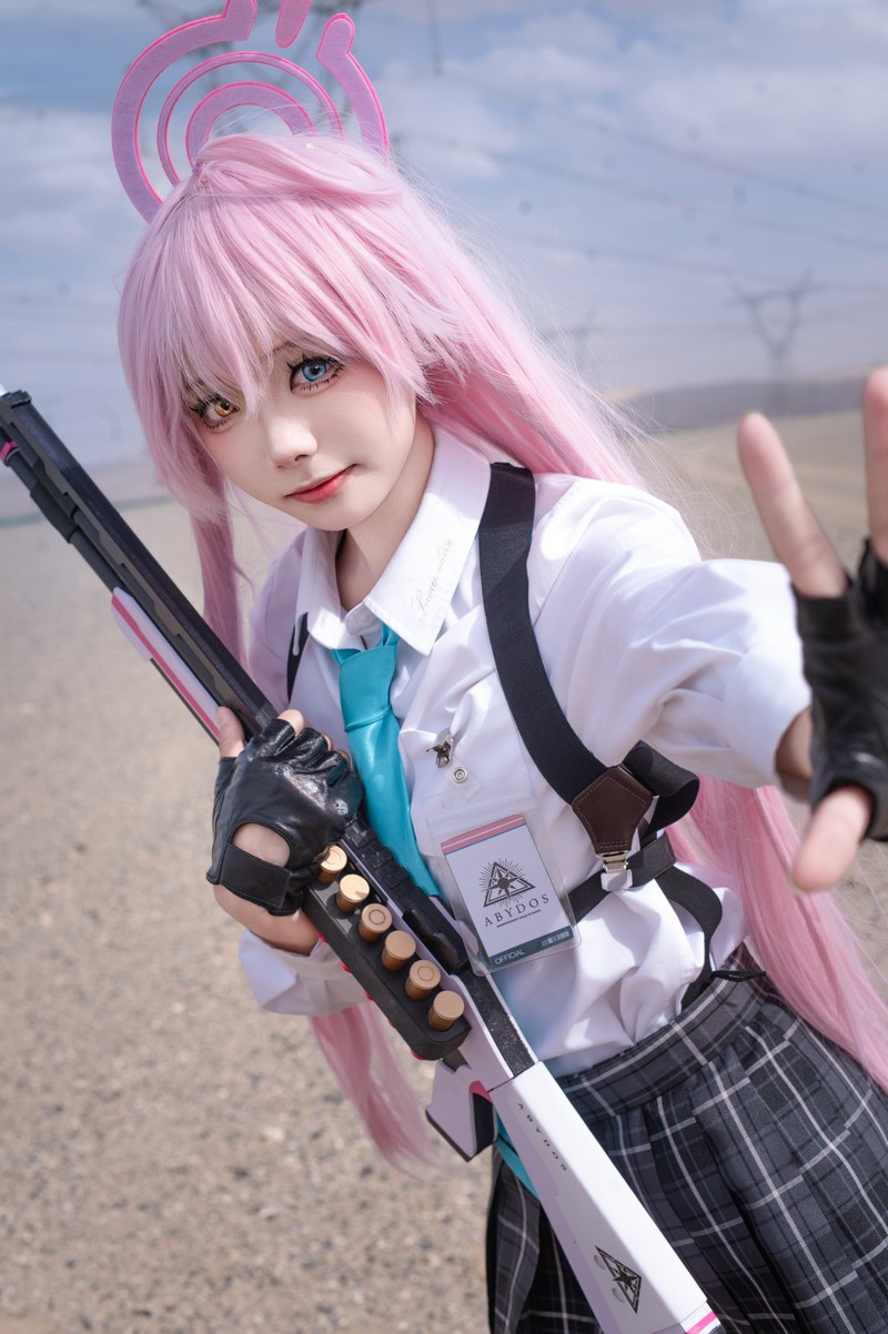 艾西Aiwest 星野Cosplay写真图集 碧蓝档案角色高清美图 49P (290.6M)插图4