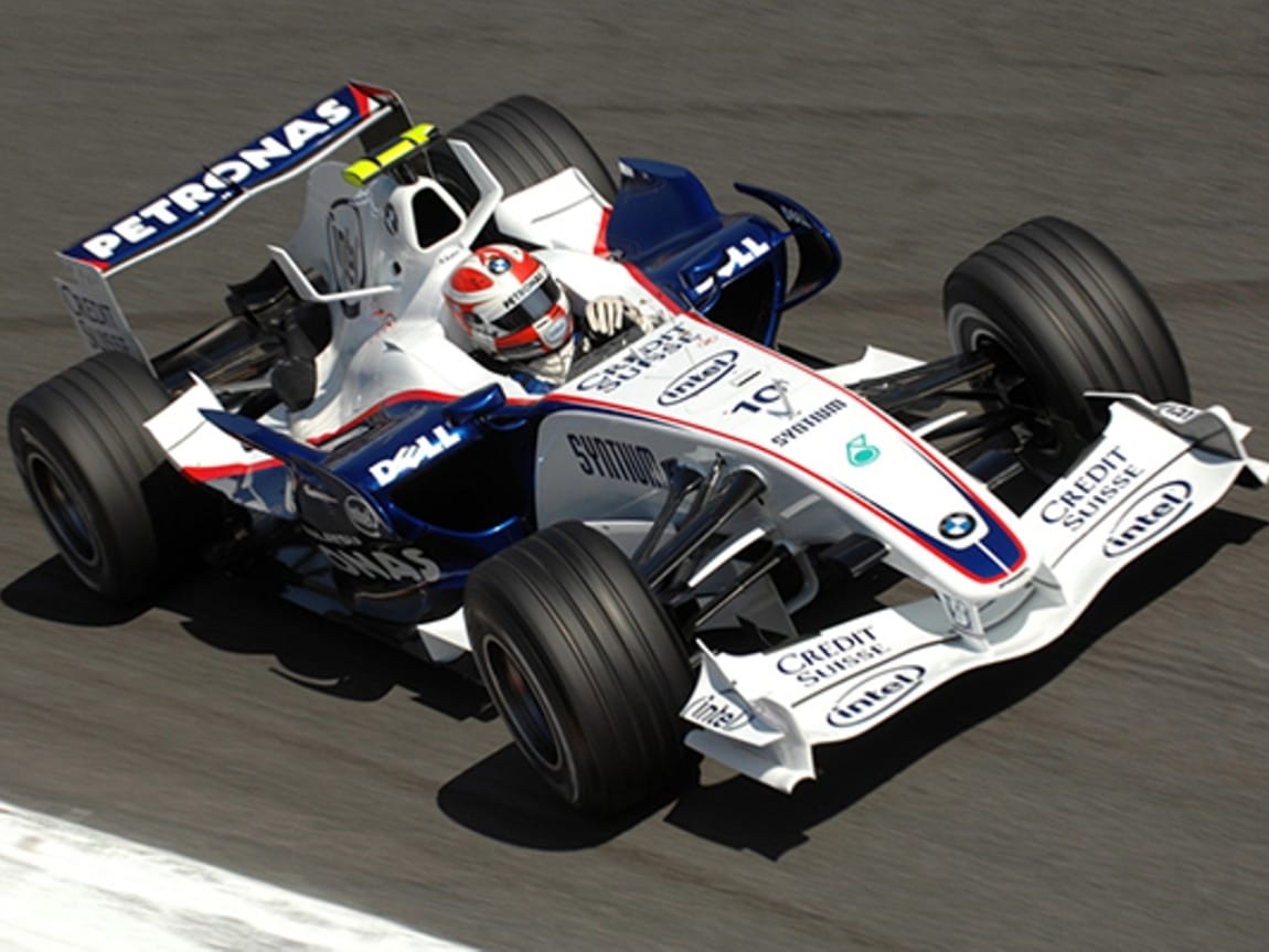 MINICHAMPS BMW SAUBER F1.07 KUBICA TO VETTEL CONVERSION 1/18