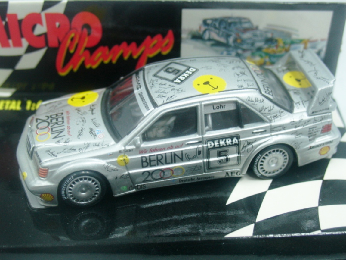 WOW EXTREMELY RARE Mercedes 190E Evo2 Lohr 1st Victory DTM