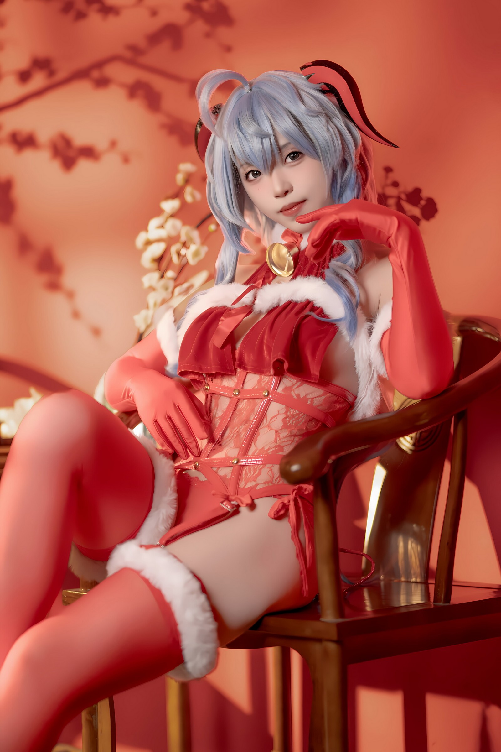 Bangni邦尼 – 甘雨新春 Cosplay 高清写真集（91P-8V-752.2MB）原神主题插图