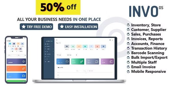Invoice OS v4.0.0 - Invoice & Email Invoice with Accounting - nulled