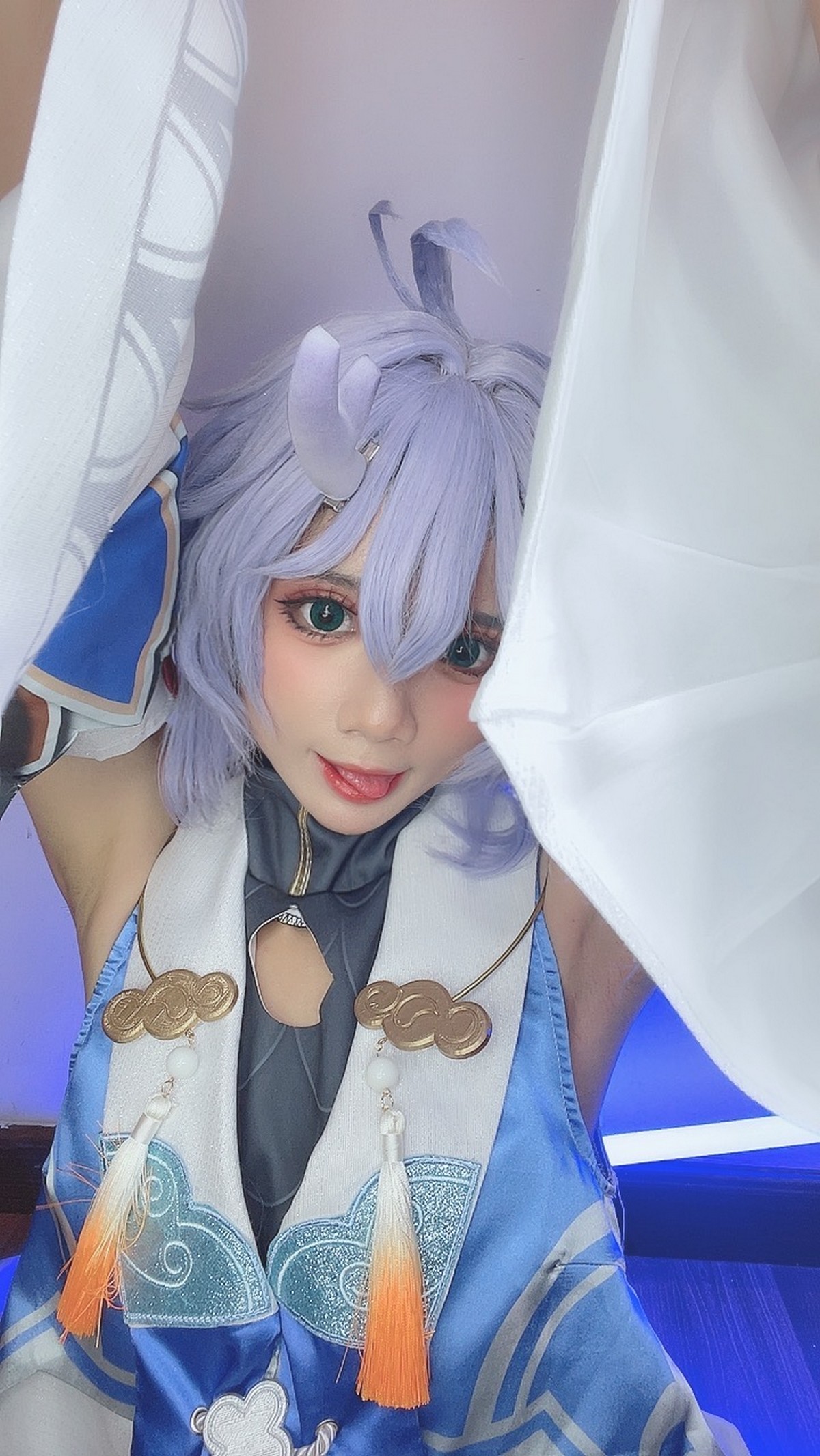 PoppaChan Bailu Cosplay Pack (Honkai Star Rail) – 155 Photos 12 Videos 457MB插图