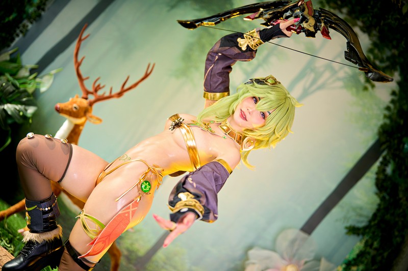 Joyce Lin2x Collei Cosplay Genshin Impact 写真 45P插图5