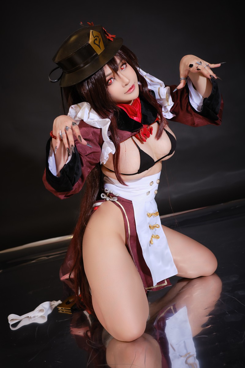 MiMi Chan 胡桃 Hu Tao Cosplay 原神高清写真【10P-91.5M】插图8