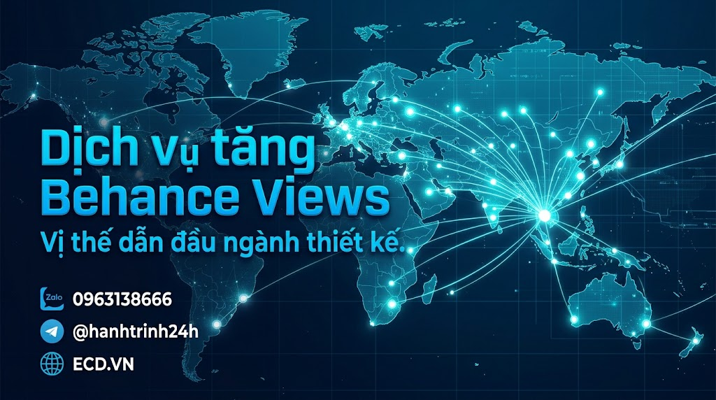 dịch vụ tăng behance views an toàn cho creative