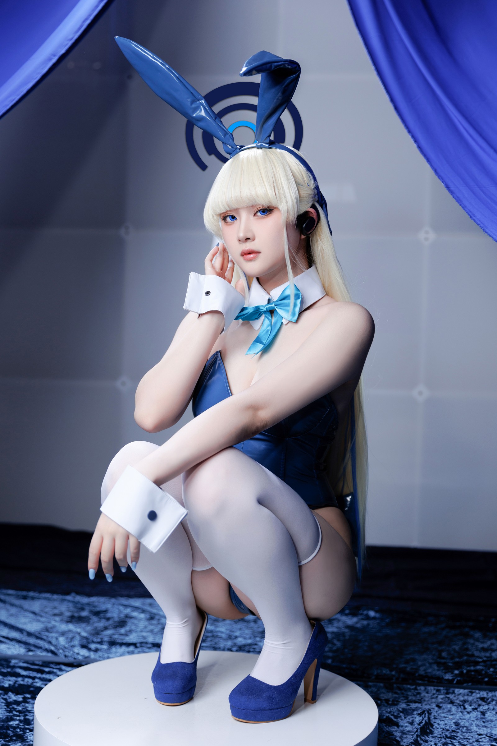 屿鱼 Yuyu Toki × 飛鳥馬トキ 蓝色兔女郎 Cosplay 写真集（45P｜522MB）插图