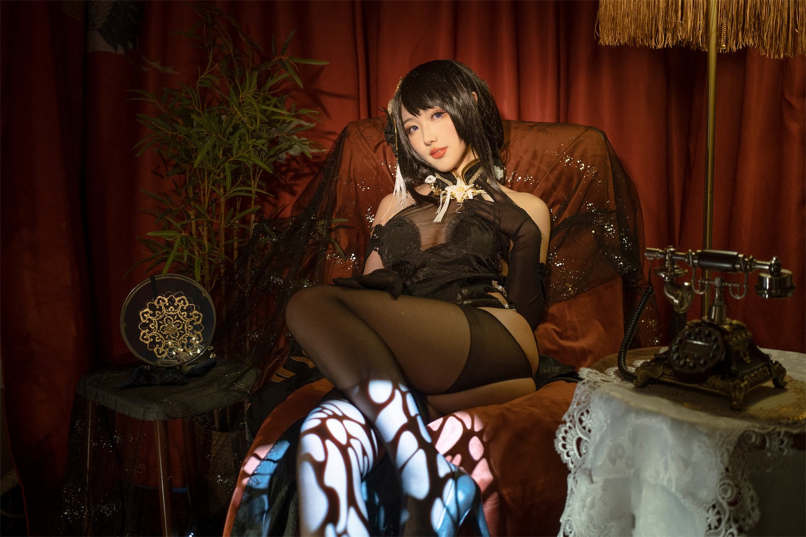 刺青Poi 镇海 Cosplay 写真｜碧蓝航线 镇海 角色图集【36P + 3V｜387MB】插图7