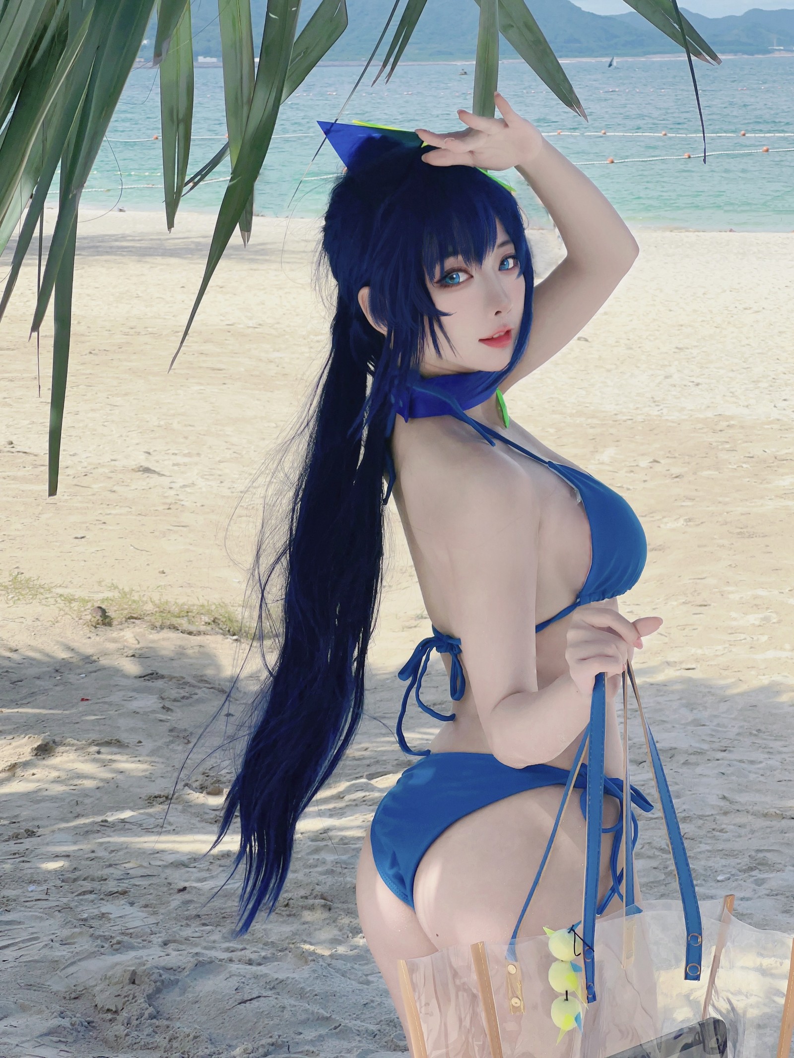 宮本桜 新泽西 泳装 Cosplay 写真｜碧蓝航线夏日主题（18P｜67MB）插图2