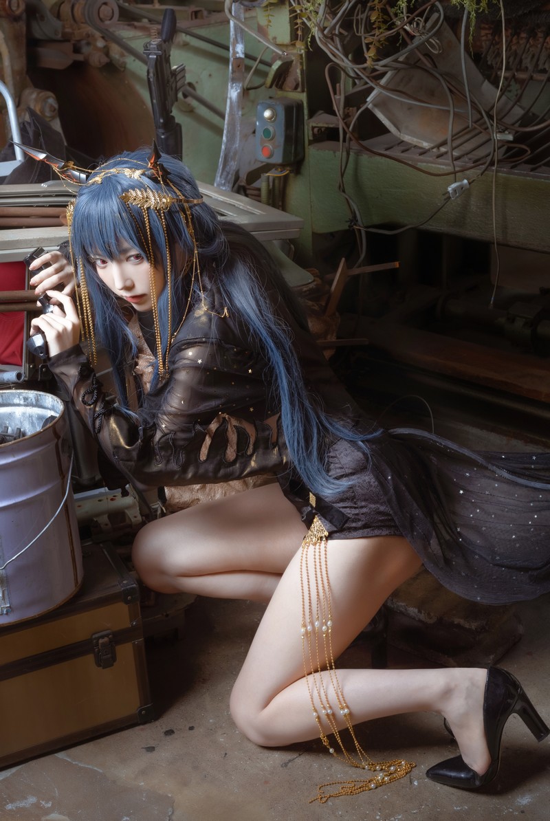 切切Celia 明日方舟 陈 音律联觉 Cosplay 写真 12P插图2