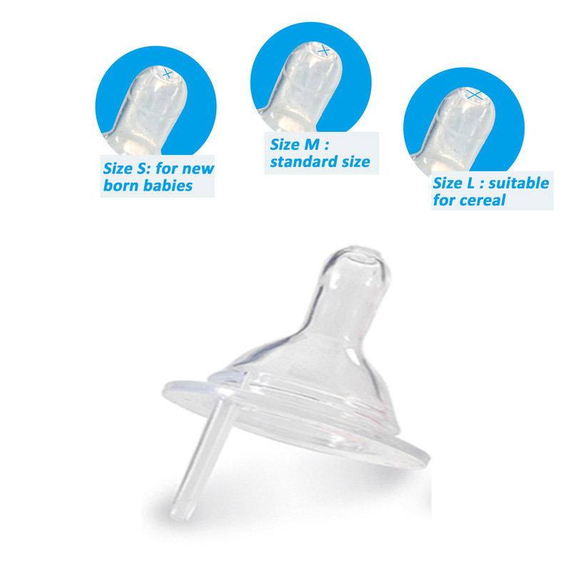 Basilic Standard Anti-Colic Teat (Medium) - 1 Piece