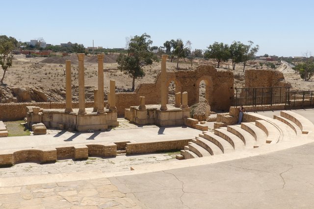 Una semana en Túnez por libre - Blogs de Tunez - Parque arqueológico de Sbeitla (4)