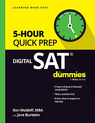 Digital SAT 5-Hour Quick Prep for Dummies (2024-01)