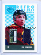 2002 03 ITG Parkhurst Retro Stick Jersey RSJ 25 Ilya Kovalchuk Atlanta Thrashers COPY 12A