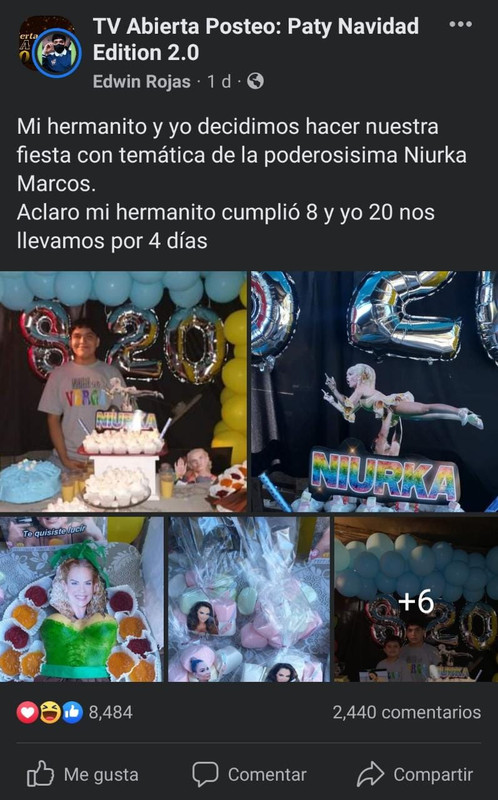 Hermanos celebran su cumpleaños al estilo de Niurka y se hacen viral