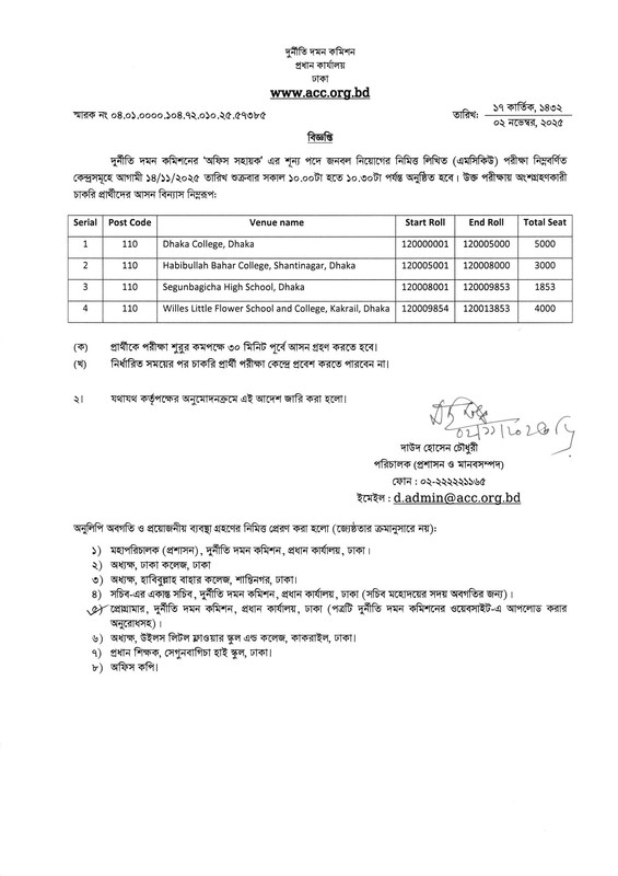 Dudok-Office-Sohayok-MCQ-Exam-Seat-Plan-2025-PDF-1