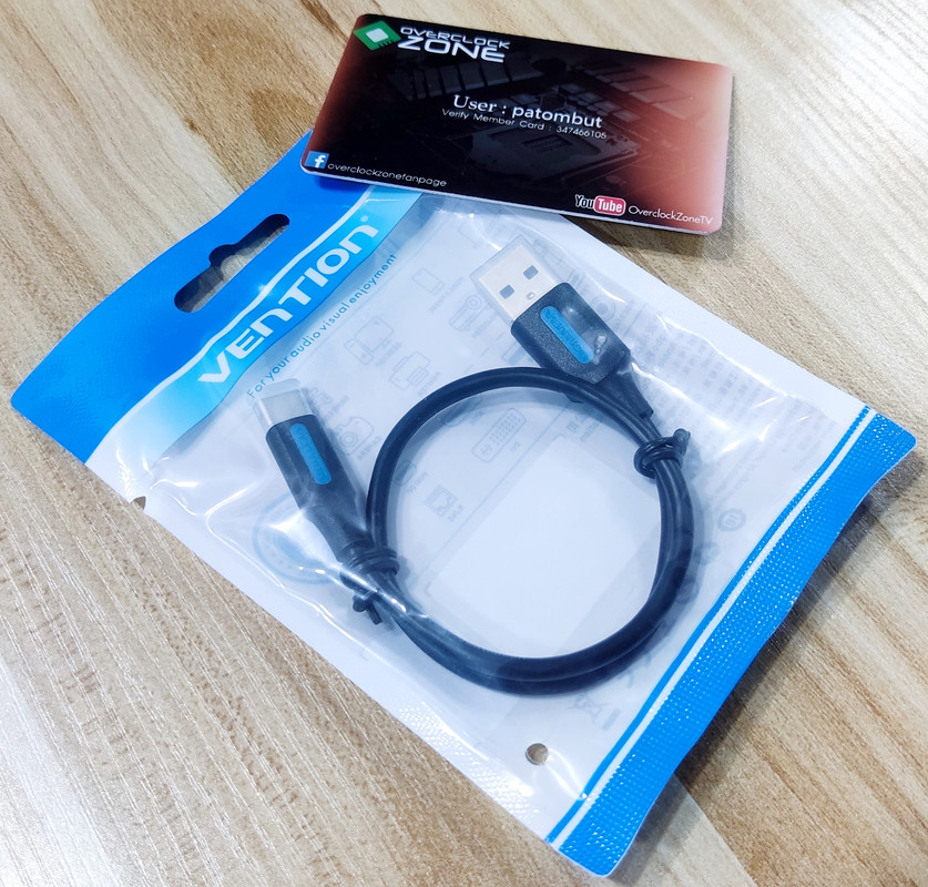 Vention USB-C Cable 3A 0.25M IMG_20220604_142701