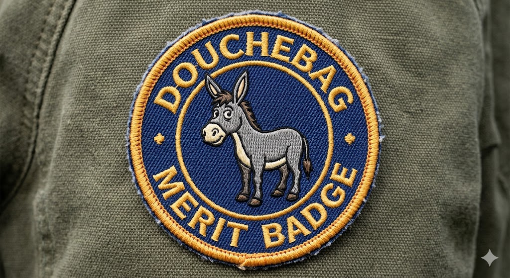 douchebagmeritbadge