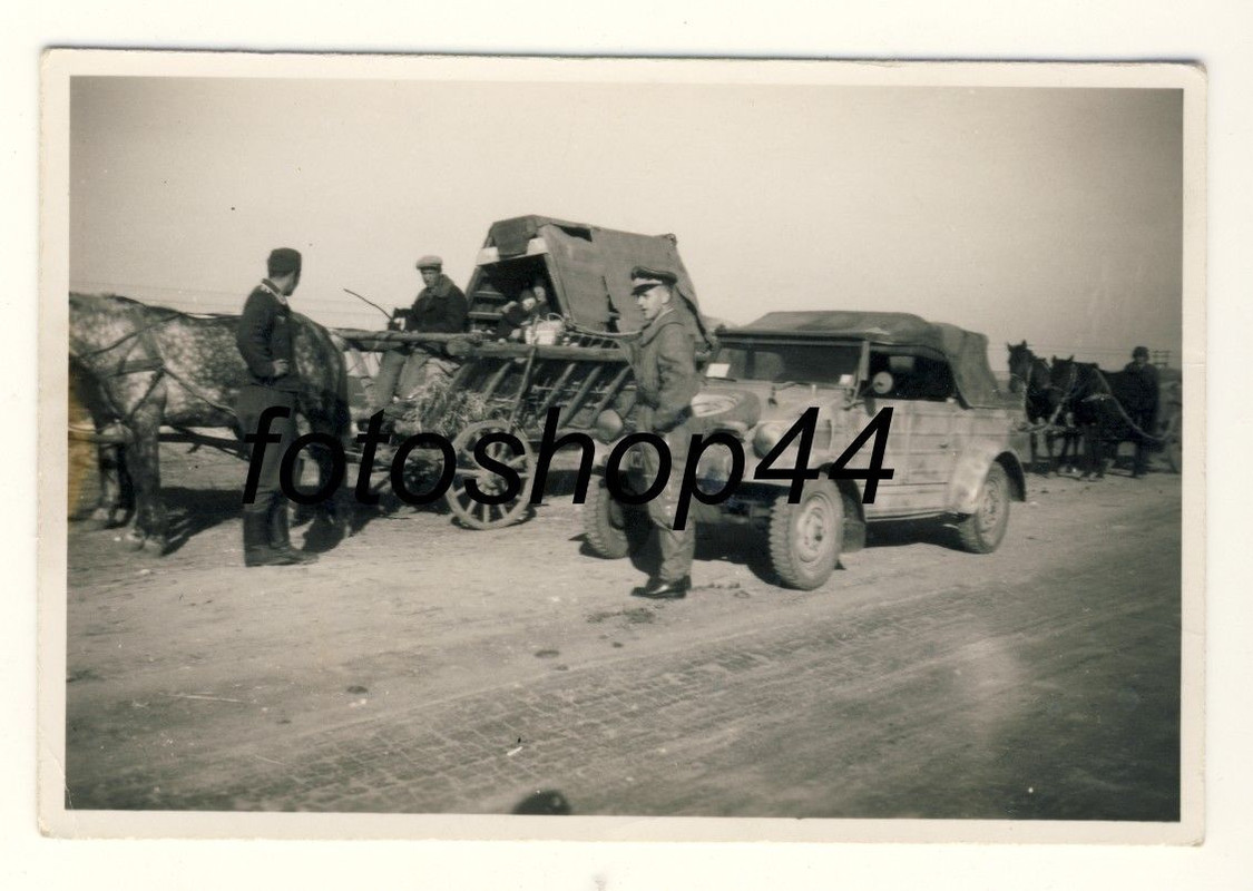 WH PKW VW Kübelwagen Tarnfarbe