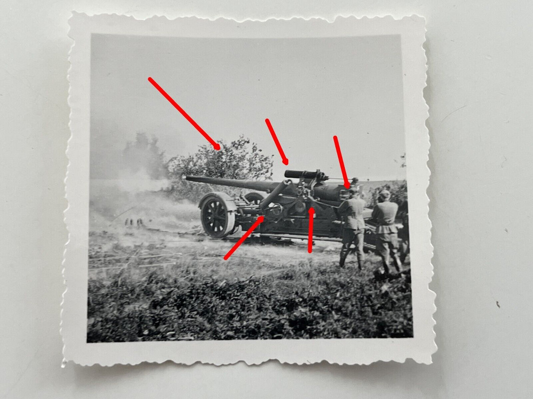 Foto Russland, 21cm Mörser 18 der 78. ID, schweres Artillerie Geschütz Nr. 5