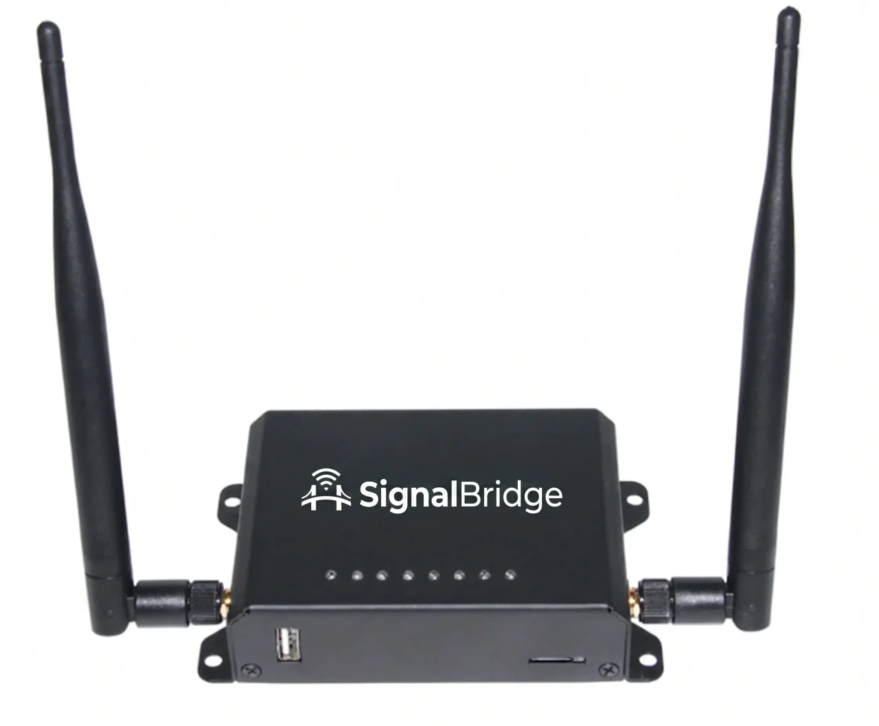 Dual Antenna Router Infrastructure Assembly