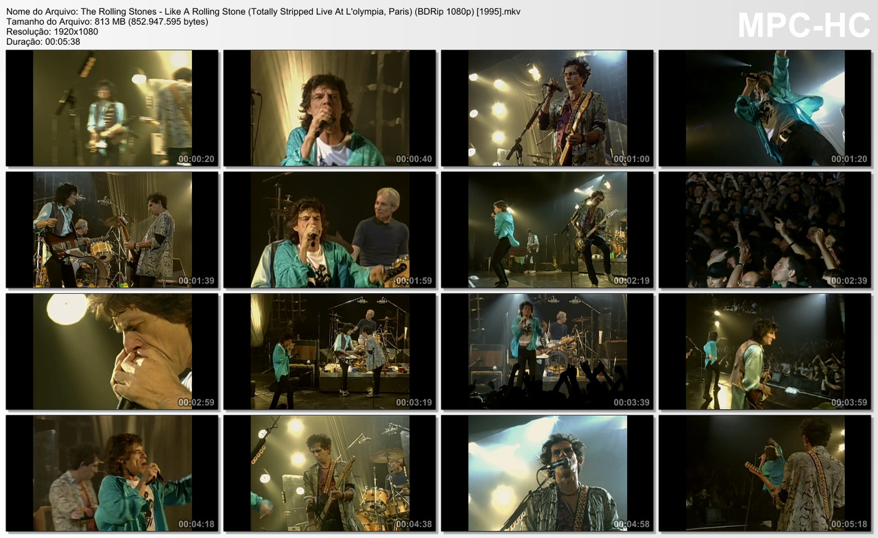 The Rolling Stones - Like A Rolling Stone (Totally Stripped Live At L'olympia, Paris) (BDRip 1080p) 