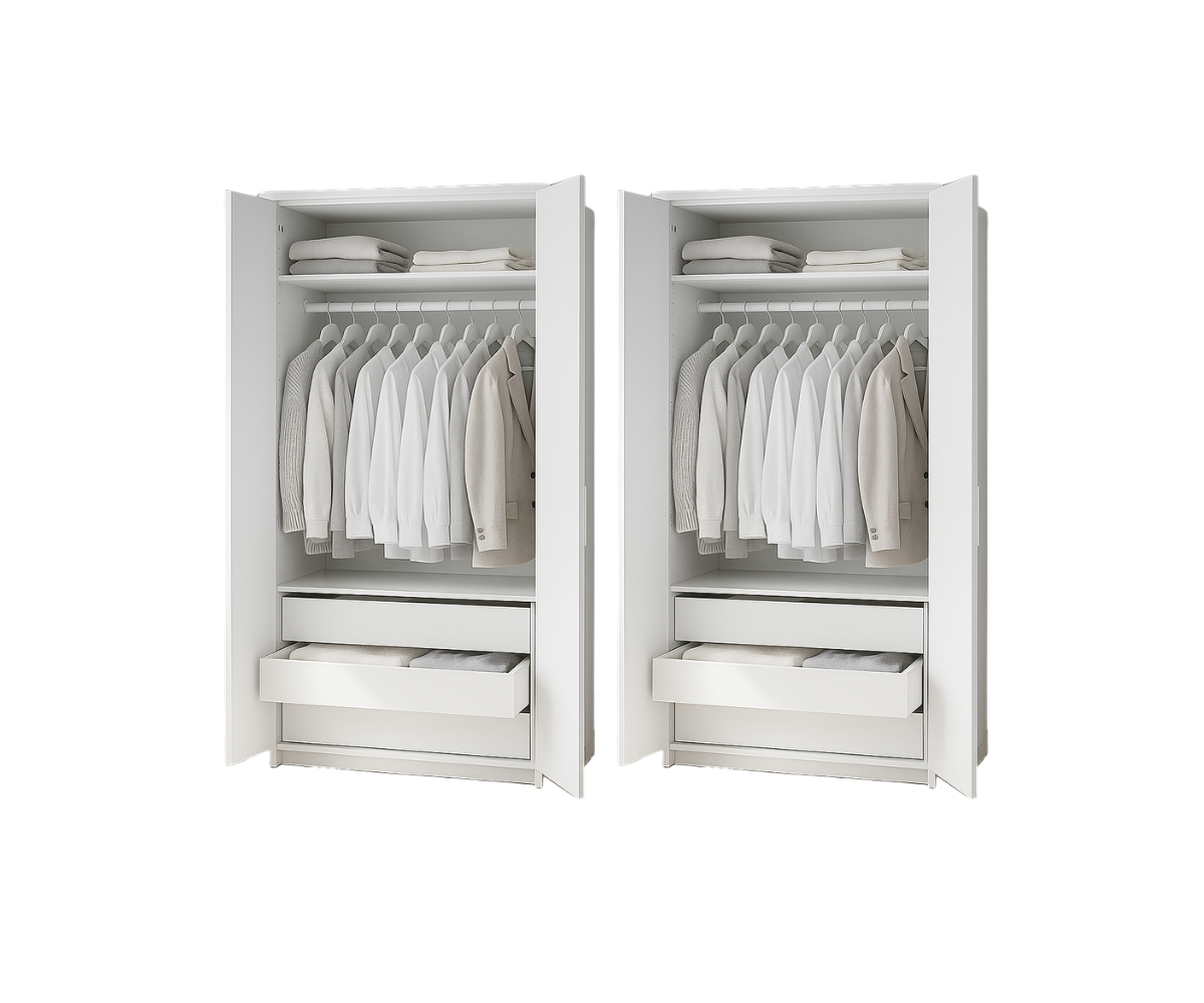 PAX montage – 2 kastdelen