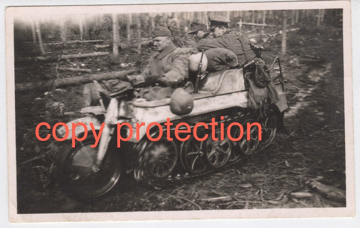 Orig. Foto KETTENKRAD Frühjahr 1943