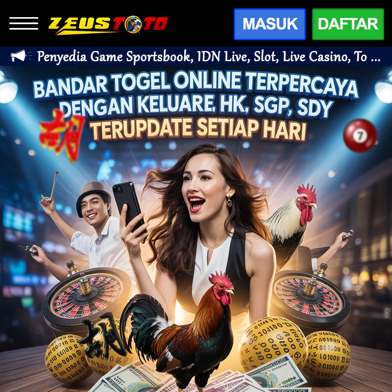ZEUSTOTO: Bandar Togel Online Terpercaya dengan Keluaran HK, SGP, SDY Terupdate Setiap Hari image 1