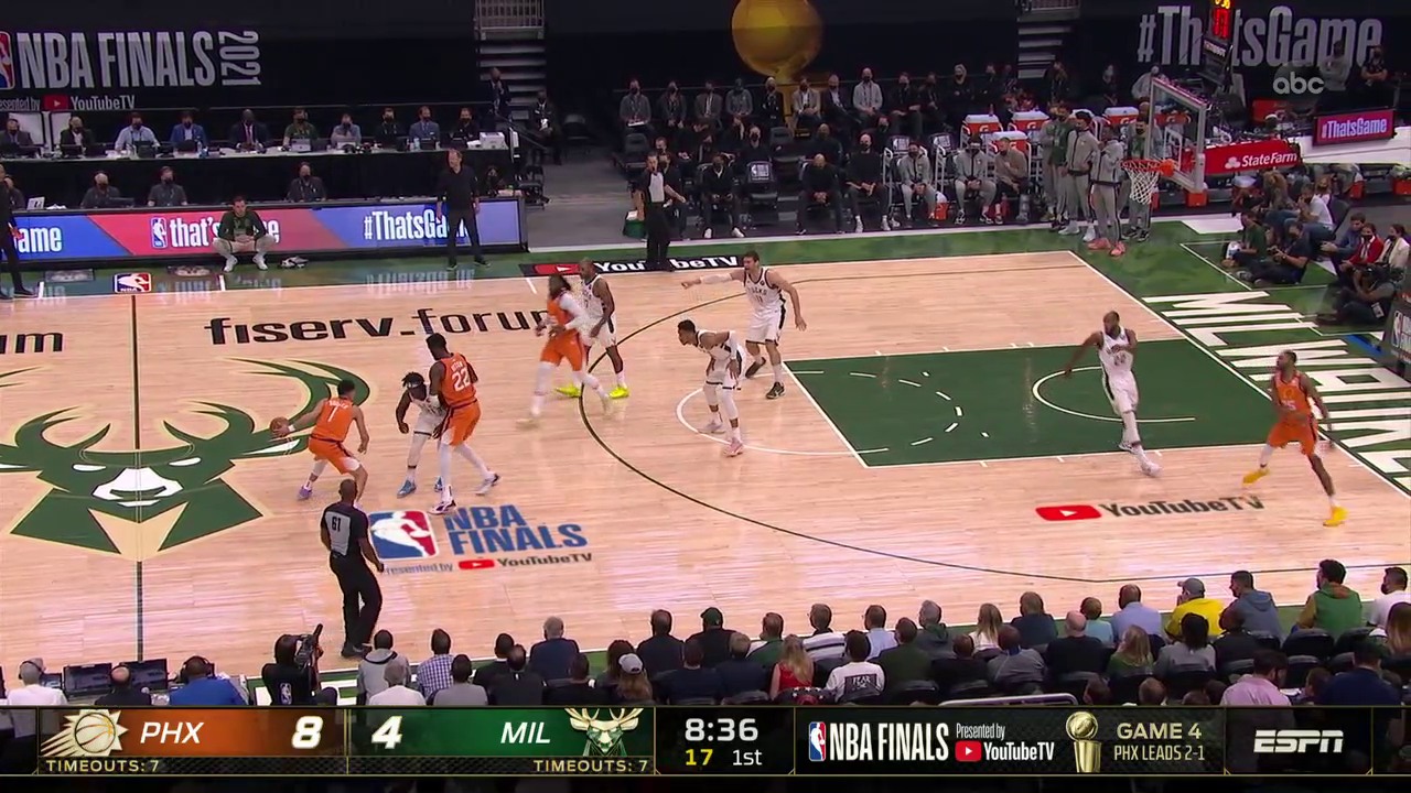 BASKETBALLNBA 2020/21 Finals G4 Phoenix Suns vs Milwaukee Bucks 14.07.2021