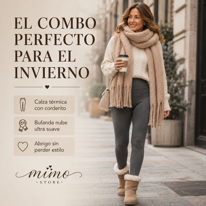 Bufanda Nube look outfit